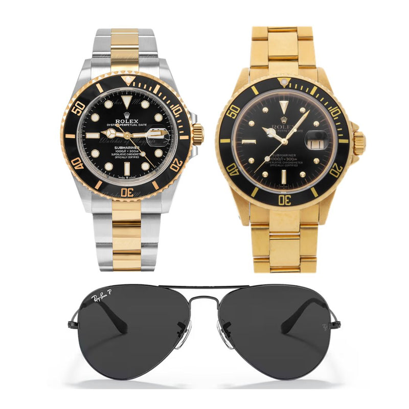 🛒Kit 2 Rolex + Gafa Ray-Ban (GRATIS 💥) Solo 30 Unidades