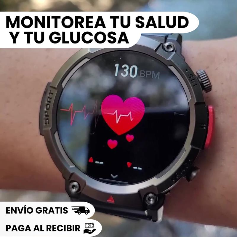 [COMPRA 1 Y RECIBE 2 SOLO HOY ]⌚🔥Smartwatch militar TrailBlaze + Regalo Sorpresa y compite por un iPhone 15⌚🔥