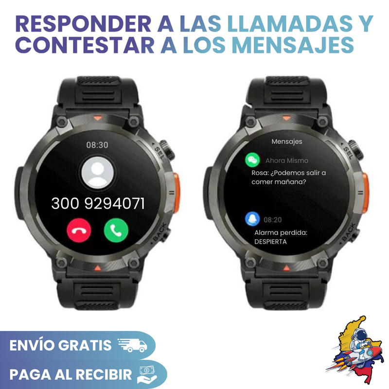 SMARTWATCH MILITAR TRAILBLAZER PRO + 2 REGALOS GRATIS