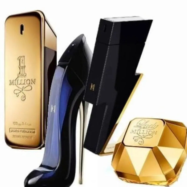 Kit 4 Perfumes - One Million, Lady Million, Good Girl, Bad boy