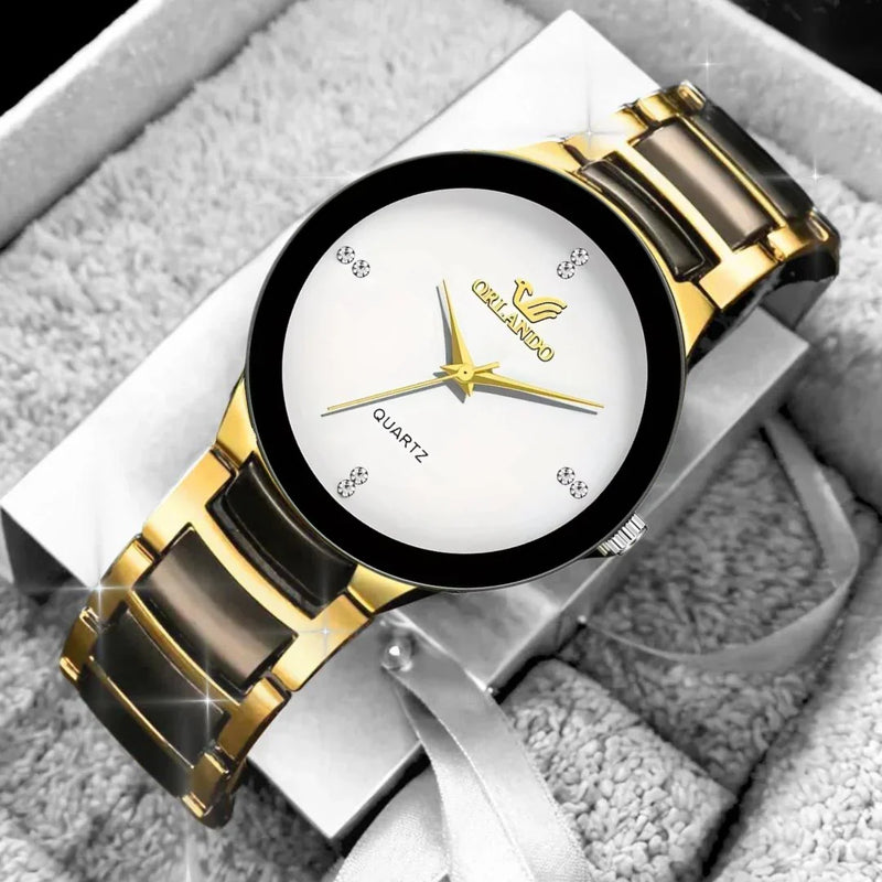 💥 EDICIÓN LIMITADA!❗️ Orlando™ Reloj Suizo De Lujo En Oro