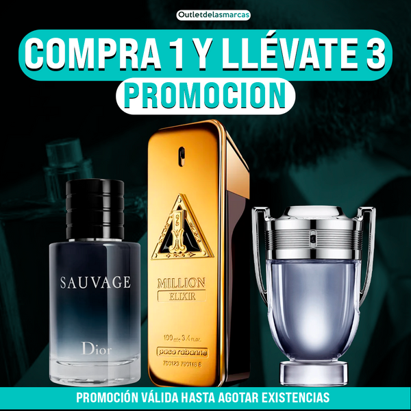 Promoción de Seducción 💥 [Compra 1 y llévate 3] Sauvage + One Million + Invictus