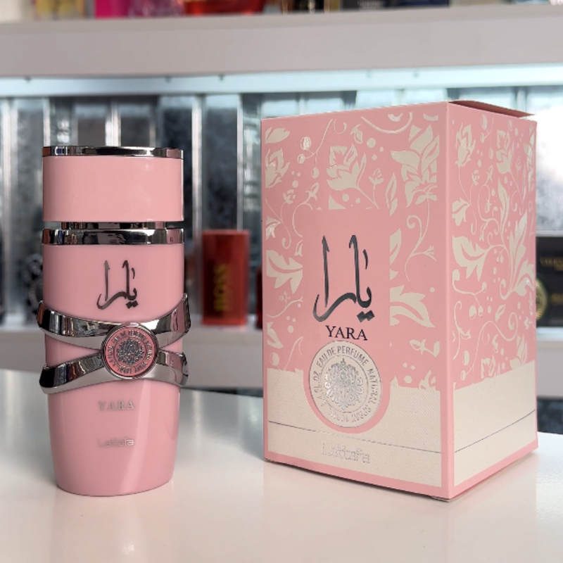 Kit de fragancias irresistibles: Yara, Coco y perfumero + blush para un toque especial